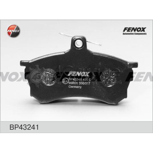 FENOX BP43241 Комплект тормозных колодок дисковый тормоз