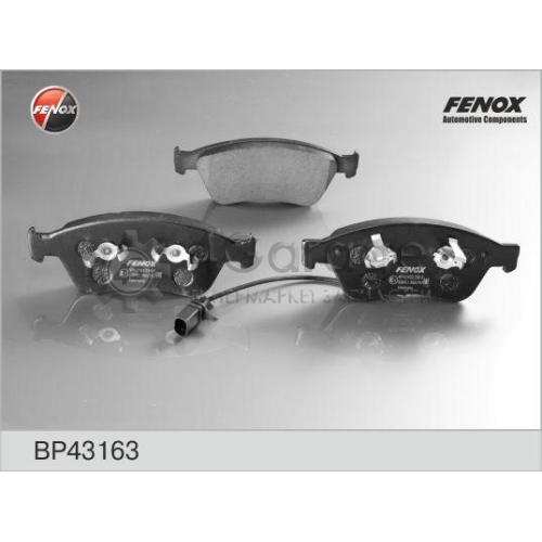 FENOX BP43163 Комплект тормозных колодок дисковый тормоз