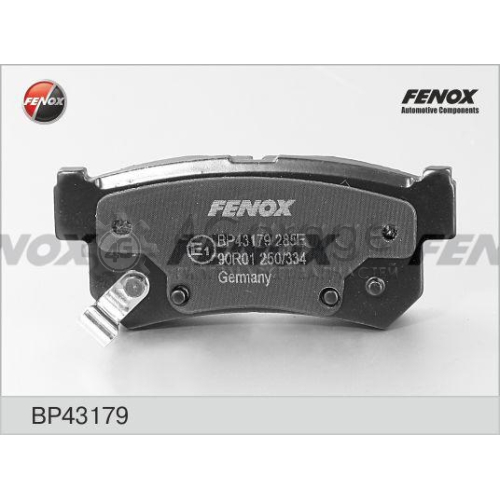 FENOX BP43179 Комплект тормозных колодок дисковый тормоз