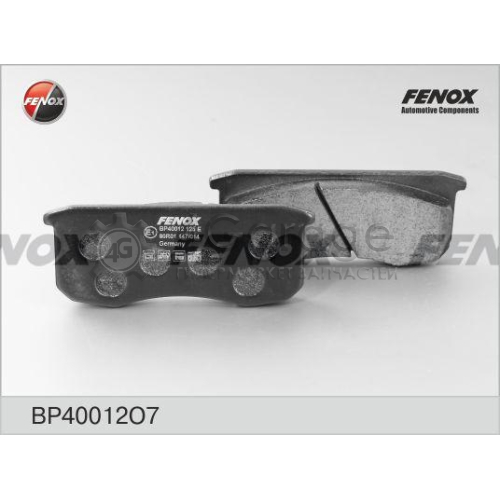 FENOX BP40012O7 Комплект тормозных колодок дисковый тормоз