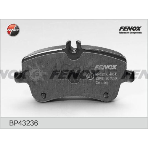 FENOX BP43236 Комплект тормозных колодок дисковый тормоз