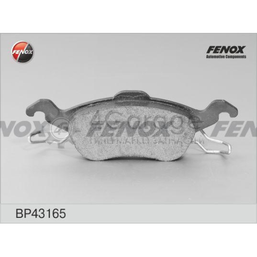 FENOX BP43165 Комплект тормозных колодок дисковый тормоз