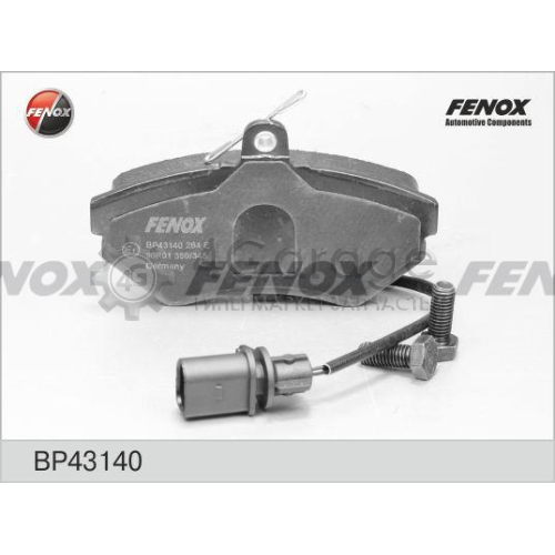 FENOX BP43140 Комплект тормозных колодок дисковый тормоз