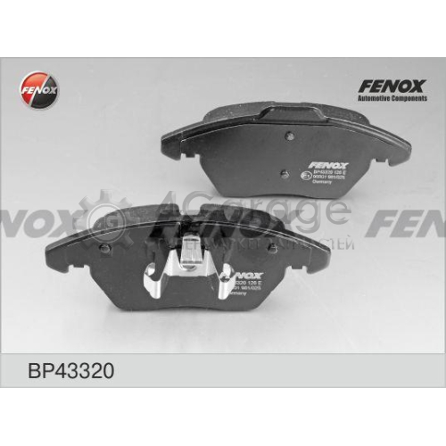 FENOX BP43320 Комплект тормозных колодок дисковый тормоз