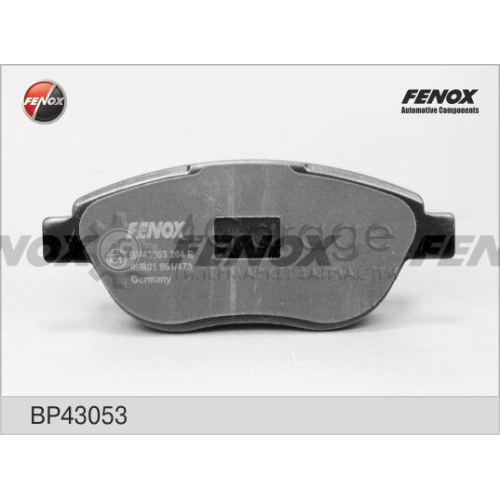 FENOX BP43053 Комплект тормозных колодок дисковый тормоз