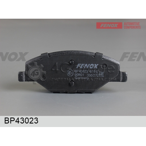 FENOX BP43023 Комплект тормозных колодок дисковый тормоз