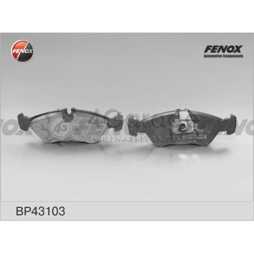 FENOX BP43103 Комплект тормозных колодок дисковый тормоз