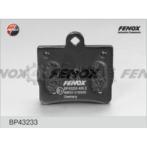 FENOX BP43233 Комплект тормозных колодок дисковый тормоз