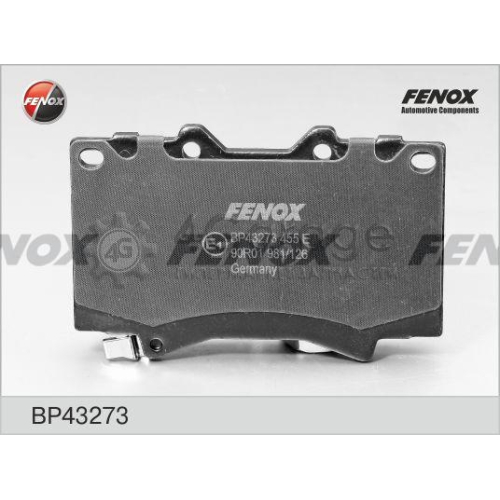 Комплект тормозных колодок дисковый тормоз FENOX BP43273 в Москве
