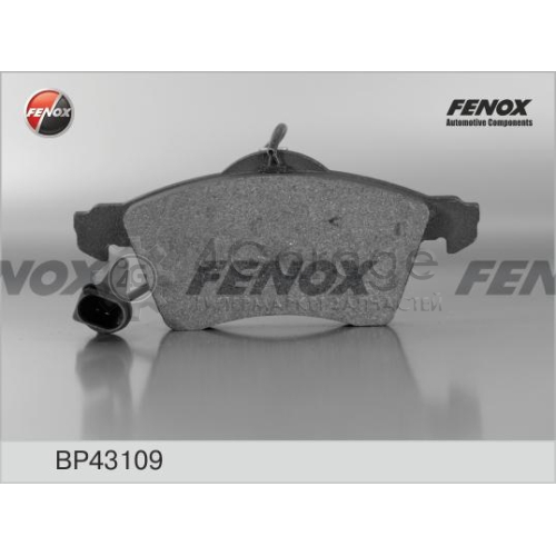 FENOX BP43109 Комплект тормозных колодок дисковый тормоз