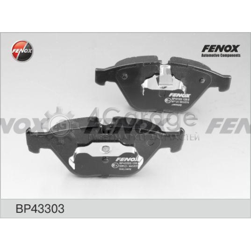 FENOX BP43303 Комплект тормозных колодок дисковый тормоз