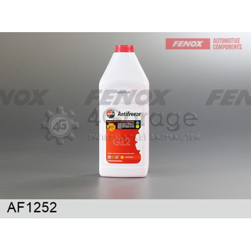 FENOX AF1252 Антифриз Fenox Universal Готовый Красный 1 Л Af1252 FENOX AF1252