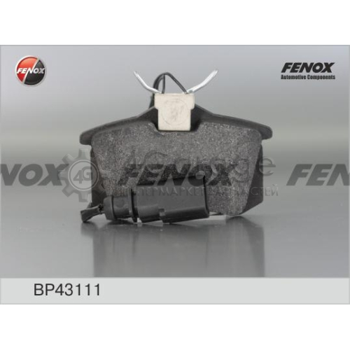 FENOX BP43111 Комплект тормозных колодок дисковый тормоз