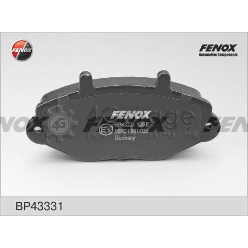 FENOX BP43331 Комплект тормозных колодок дисковый тормоз