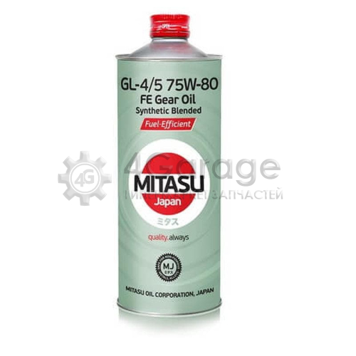 Масло трансмиссионное MITASU FE GEAR OIL GL-45 75W-80 1 л MITASU MJ4411 в Ростове-на-Дону