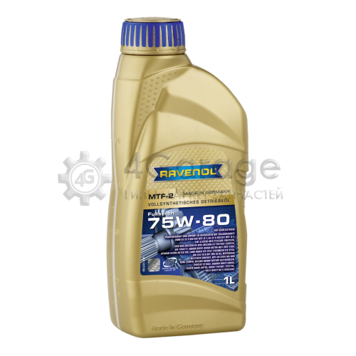 Трансмиссионное масло RAVENOL MTF -2 75w80 1л 1221103-001 RAVENOL 4014835719712 в Москве