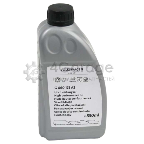 VAG G060175A2 Масло трансмиссионное полусинтетическое VAG High Performance Oil 0 85л G060175A2