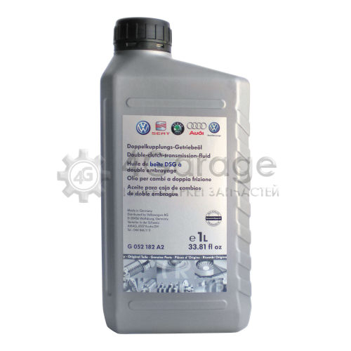 VAG G052182A2 Жидкость для АКПП DSG 1L \ для 6 ти ступенчатой АКПП