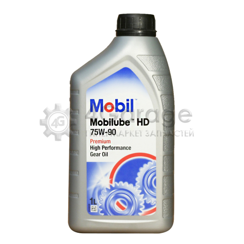 MOBIL 152662 Трансмиссионное масло Mobil Mobilube HD 75w90 1л 152662