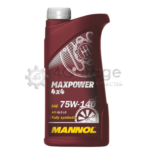 Трансмиссионное масло MANNOL 75w140 1л 1236 MANNOL 1236 в Нижнем Новгороде