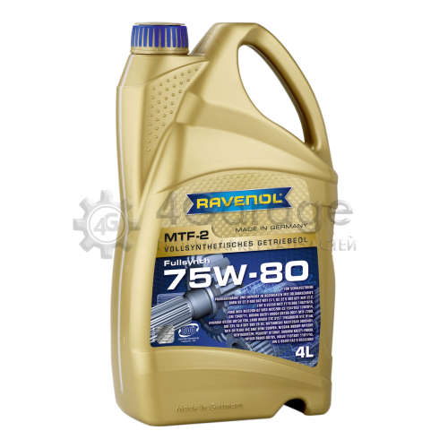 Трансмиссионное масло RAVENOL MTF -2 75w80 4л 1221103-004 RAVENOL 4014835719798 в Москве