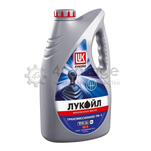 LUKOIL 19551 Трансмиссионное масло LUKOIL 80w90 4л 19551