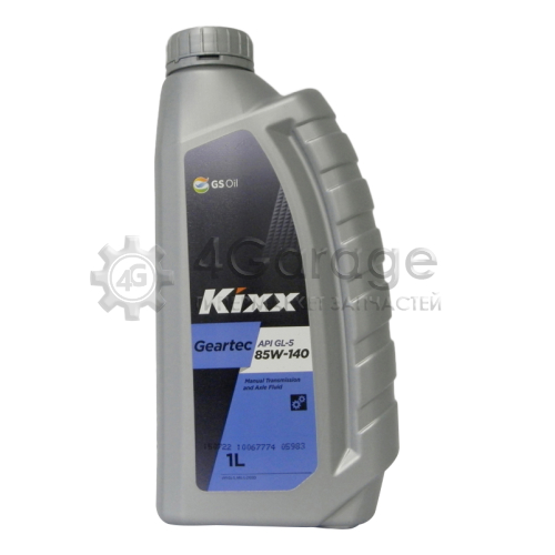 KIXX L2984AL1E1 KIXX 85W140 1L МАСЛО ТРАНСМИССИОННОЕ GEARTEC GL 5 \ API GL 5 Semi Synthetic