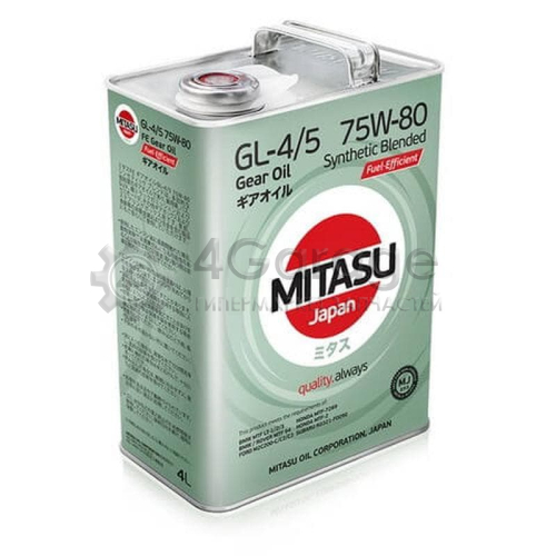 Масло трансмиссионное MITASU FE GEAR OIL GL-4/5 75W-80 MITASU MJ4414 в Нижнем Новгороде