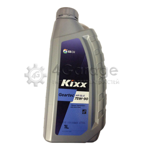 KIXX L2962AL1E1 KIXX 75W90 1L МАСЛО ТРАНСМИССИОННОЕ GEARTEC GL 5 \ API GL 5 MIL L 2105D (6212)