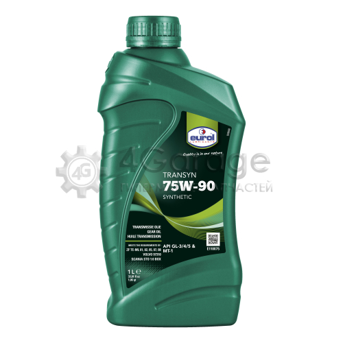 Масло ступенчатой коробки передач Eurol Transyn 75W 90 GL 4/5 EUROL E1100751L в Нижнем Новгороде