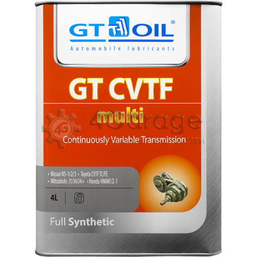 Трансмиссионное масло GT Oil ATF CVTF Multi 4л GT OIL 8809059408667 в Ростове-на-Дону