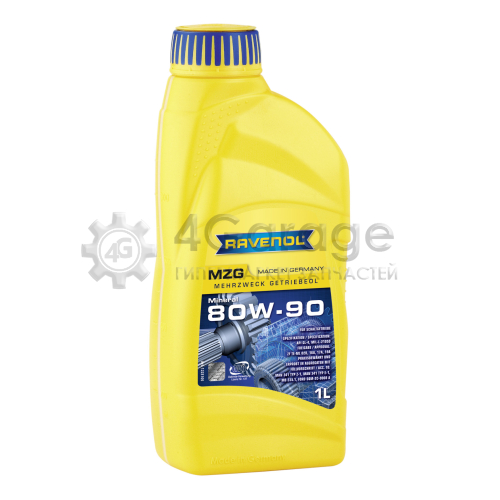 Трансмиссионное масло RAVENOL Getriebeoel MZG 80w90 1л 1223105-001 RAVENOL 4014835734616 в Нижнем Новгороде