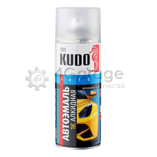 Эмаль автомобильная «белая 201» KUDO ,520 мл KUDO KU4007 в Ростове-на-Дону