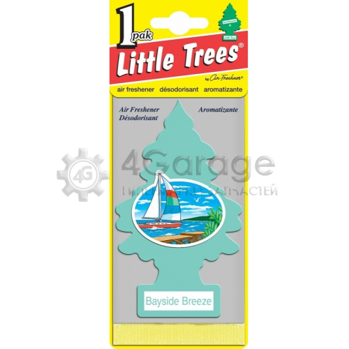 LITTLE TREES U1P17121RUSS Ароматизатор подвесной LITTLE TREES Прибрежный бриз, елочка U1P-17121-RUSS в Красноярске