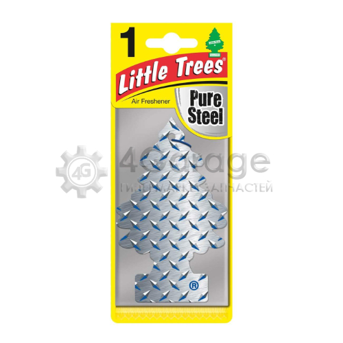 LITTLE TREES U1P17152RUSS Ароматизатор подвесной LITTLE TREES Стальная сила, елочка U1P-17152-RUSS в Красноярске