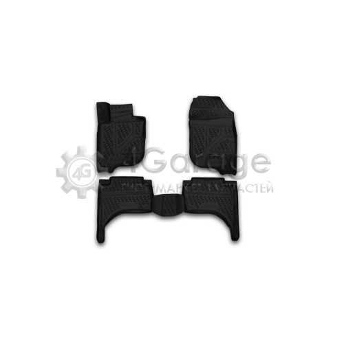 ELEMENT CARMIT00001 Коврики в салон Element для MITSUBISHI L200, 2015, 4 шт. полиуретан