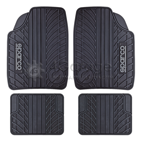 SPARCO SPCCLS504BKGY Комплект ковриков в салон автомобиля Sparco для (SPC/CLS-504 BK/GY)