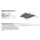 Защита картера и КПП АвтоБроня Citroen C3 Picasso 09-12/Peugeot 207 06-13, 111.01202.1 АВТОБРОНЯ 111012021 в Нижнем Новгороде