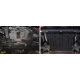 Защита картера и КПП АвтоБроня Ford Fiesta V 02-08/Fusion 02-12, st 1.5mm, 111.01806.3 АВТОБРОНЯ 111018063 в Ростове-на-Дону