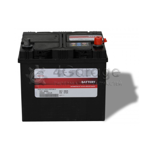 Аккумулятор TOYOTA 12V 65Ah TOYOTA/LEXUS 28800YZZZJ в Москве