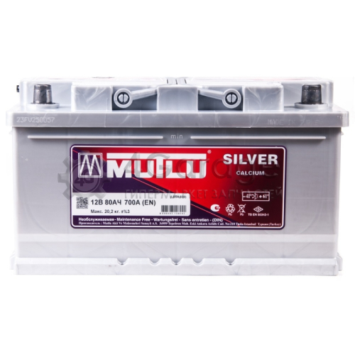 MUTLU LB480074A Аккумулятор MUTLU SFB 80 А/ч ОБР SMF58014 315x175x175 EN740 в Красноярске