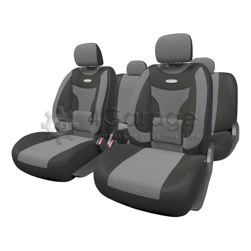 AUTOPROFI ECO1105BKDGYM Комплект чехлов на сиденья Autoprofi Extra Comfort ECO-1105 BK/D.GY (M)