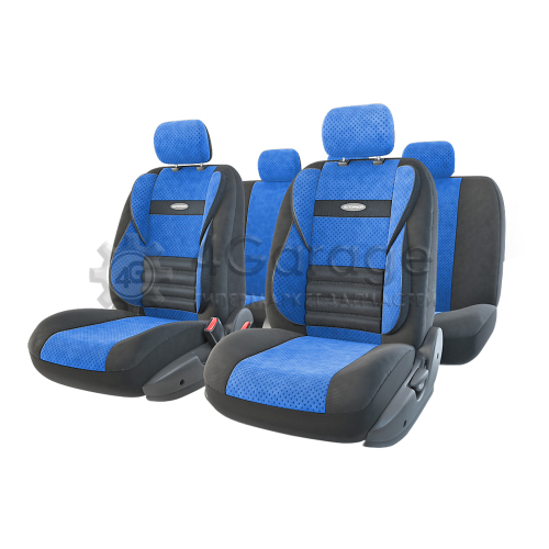 AUTOPROFI CMB1105BKBLM Комплект чехлов на сиденья Autoprofi Comfort Combo CMB-1105 BK/BL (M)