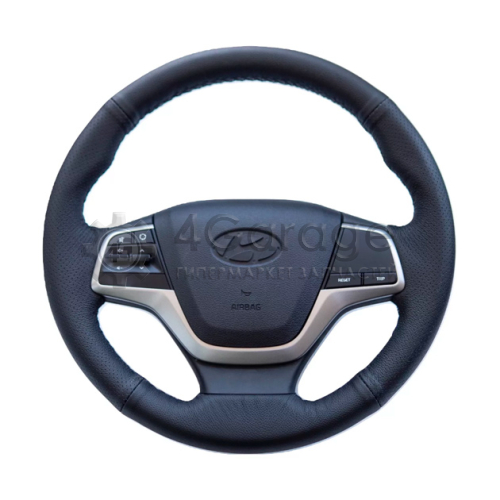 AUTOBRA 4131 Оплетка руль+спицы Hyundai Solaris II 17- Elantra VI 15- AutoBra 4131