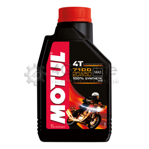 Моторное масло Motul 7100 4T 20W 50 1л MOTUL 104103 в Москве