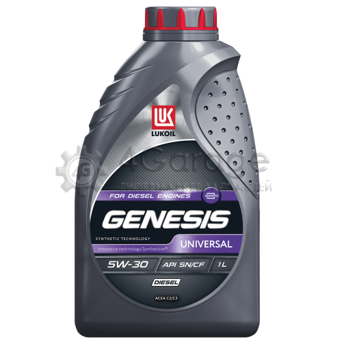 LUKOIL 3173872 Моторное масло Лукойл Genesis Universal Diesel 5W30 4 л 3173872