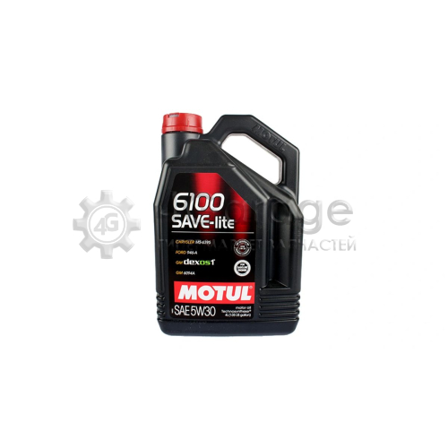 MOTUL 107957 Моторное масло Motul 6100 SAVE lite 5W 30 4л