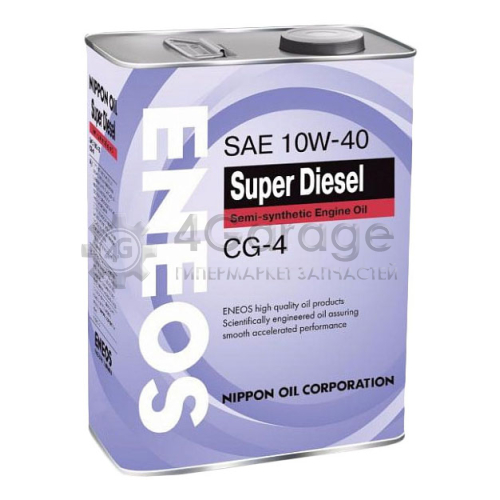 ENEOS OIL1328 Моторное масло Eneos Super Diesel Semi Synthetic 10W 40 4л