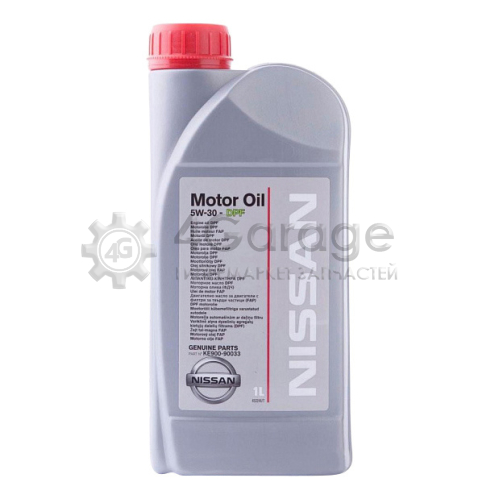 NISSAN/INFINITI KE90090033 Моторное масло Nissan Fully synthetic DPF 5W 30 1л