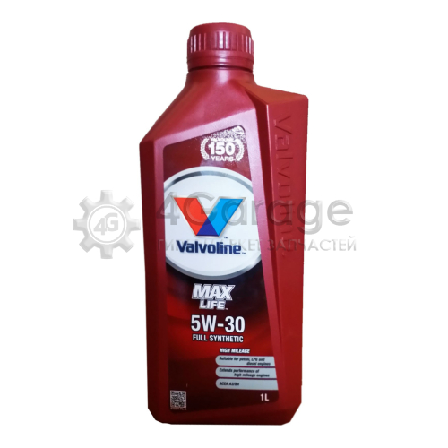 Моторное масло Valvoline Maxlife SAE 5W 30 1л VALVOLINE 872371 в Нижнем Новгороде